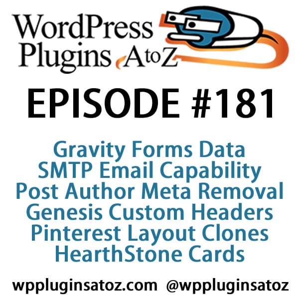 WordPress Plugins A-Z #181