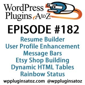 WordPress Plugins A-Z #182