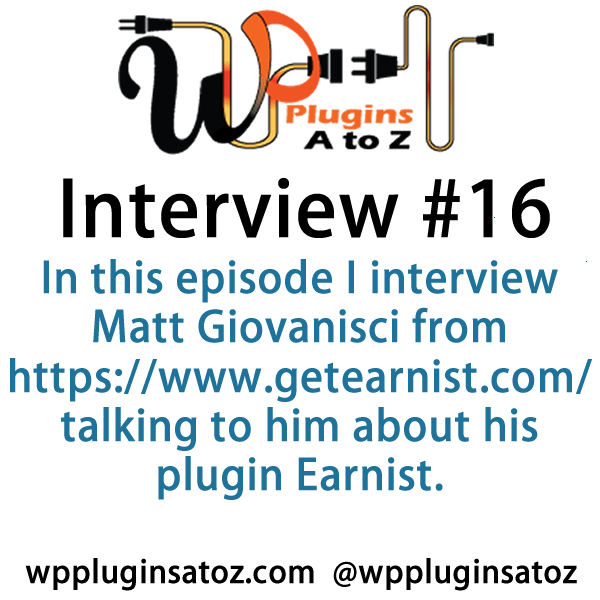 I interviewed Matt Giovanisci from https://www.getearnist.com/ talking to him about his plugin Earnist. This plugin is a premium plugin that starts at $49 a year and helps you pull together an easy to use listing of all your affiliate links