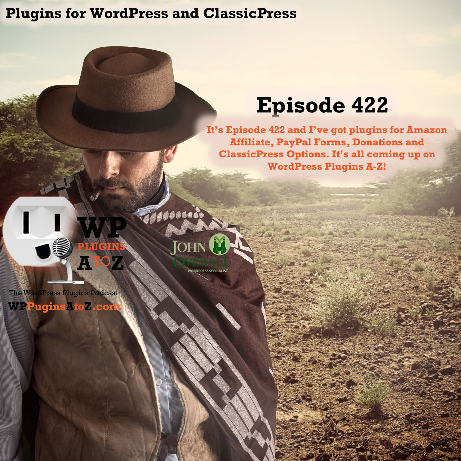 It's Episode 422 and I've got plugins for Amazon Affiliate, PayPal Forms, Donations and ClassicPress Options. It's all coming up on WordPress Plugins A-Z!