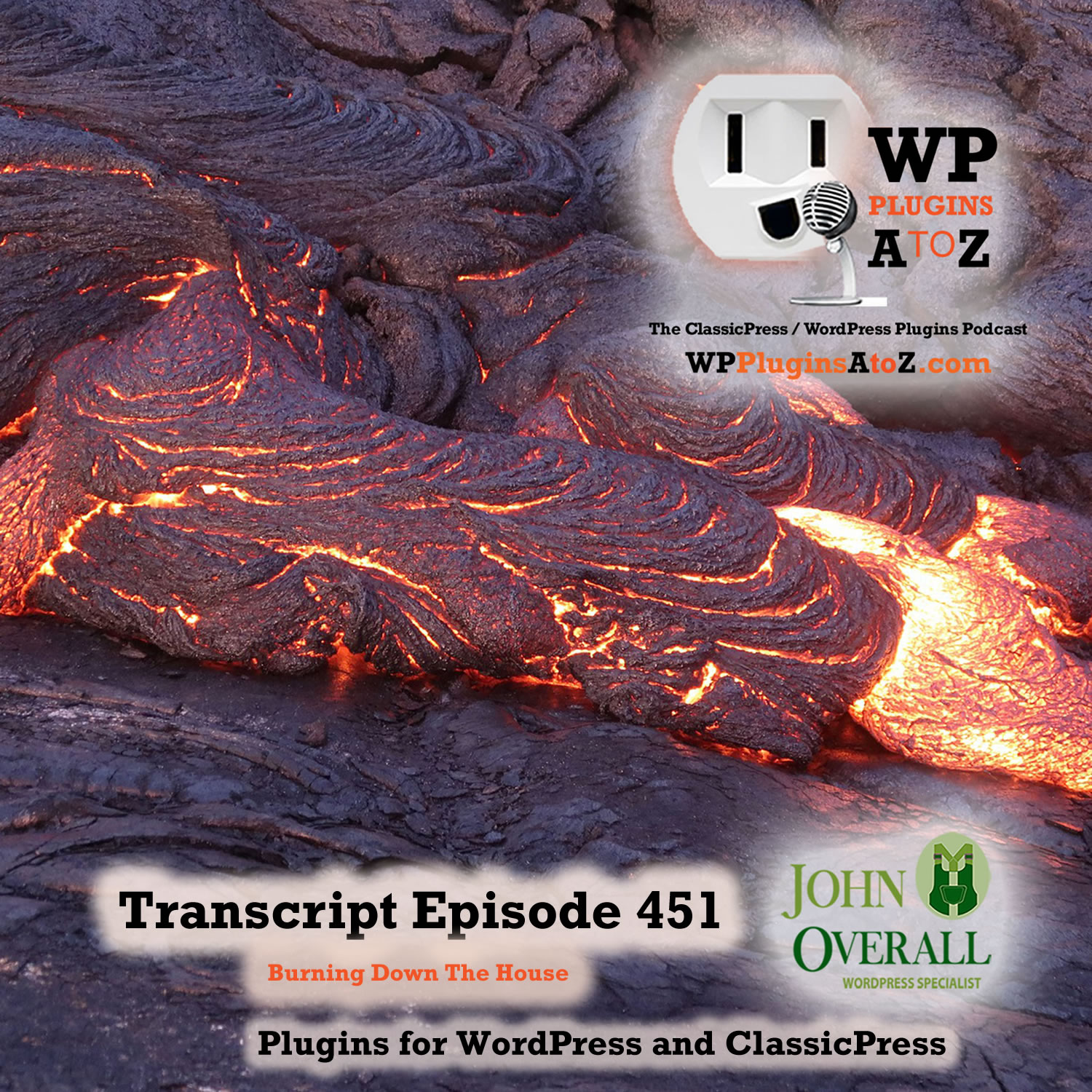 Burning Down The House Grab Your Pop-corn it's Going to be a Hell of a Show. It's Episode 451 with plugins for Stopping Access, Timing Your Content, Menus Smarter than a 5th Grader, Shortcodes for Everything, and ClassicPress Options. It's all coming up on WordPress Plugins A-Z!