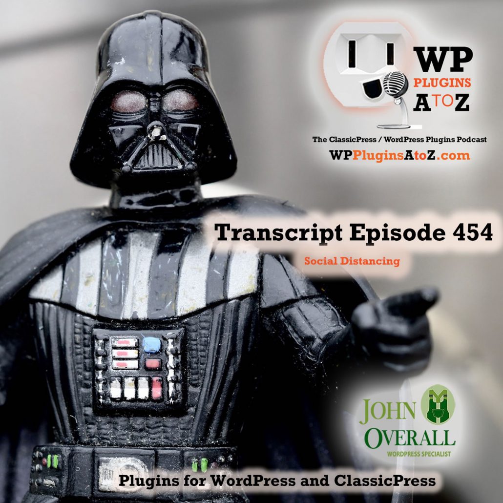 It's Episode 454 with plugins for Membership, File Management, Log-out Management, and ClassicPress Options. It's all coming up on WordPress Plugins A-Z!
