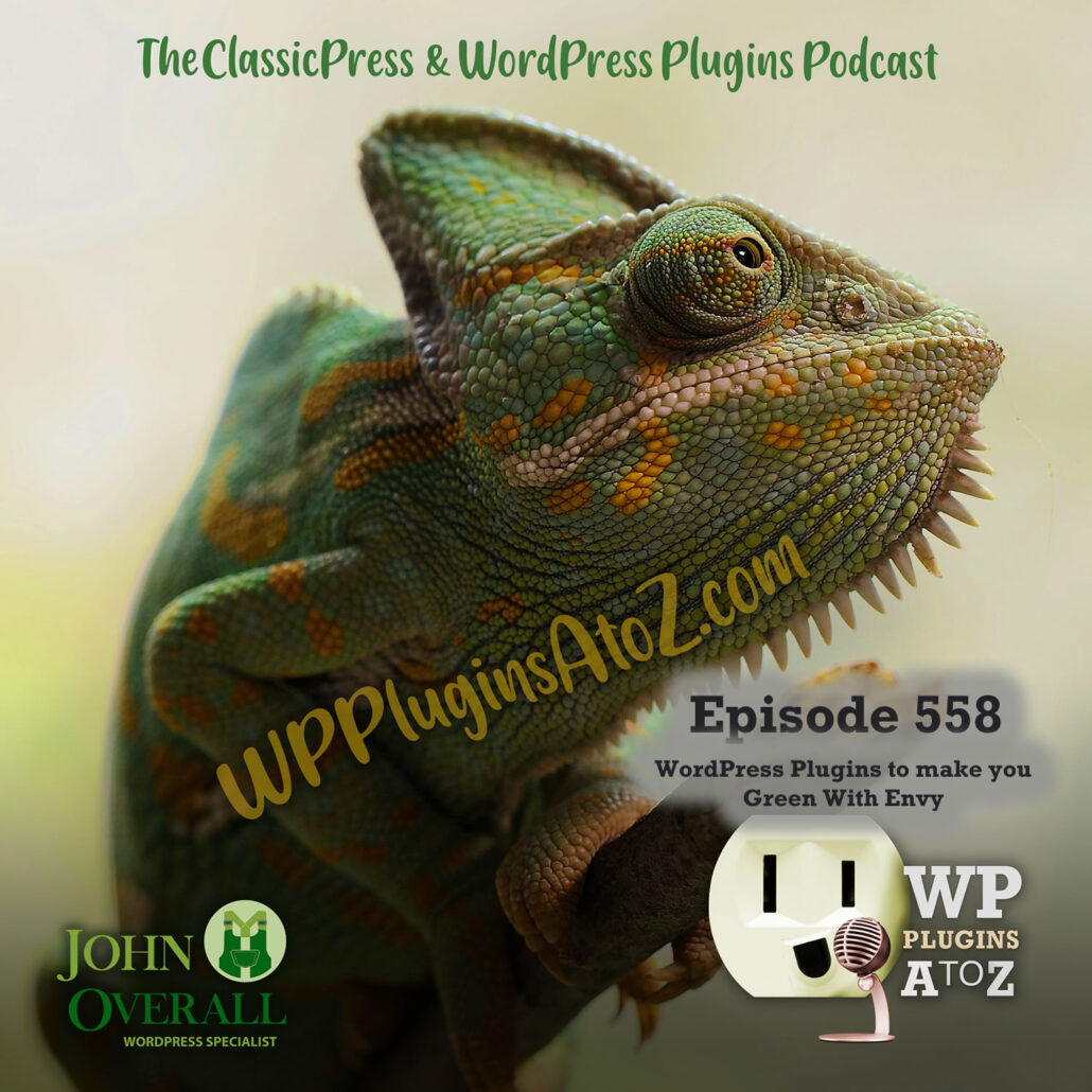 It's Episode 558 and we have plugins for Finding Conflicts, Advanced Headers, Woo Email Transferring, Magical Popups, Lite Logger, Voice Pod Inbox... and ClassicPress Options. It's all coming up on WordPress Plugins A-Z!