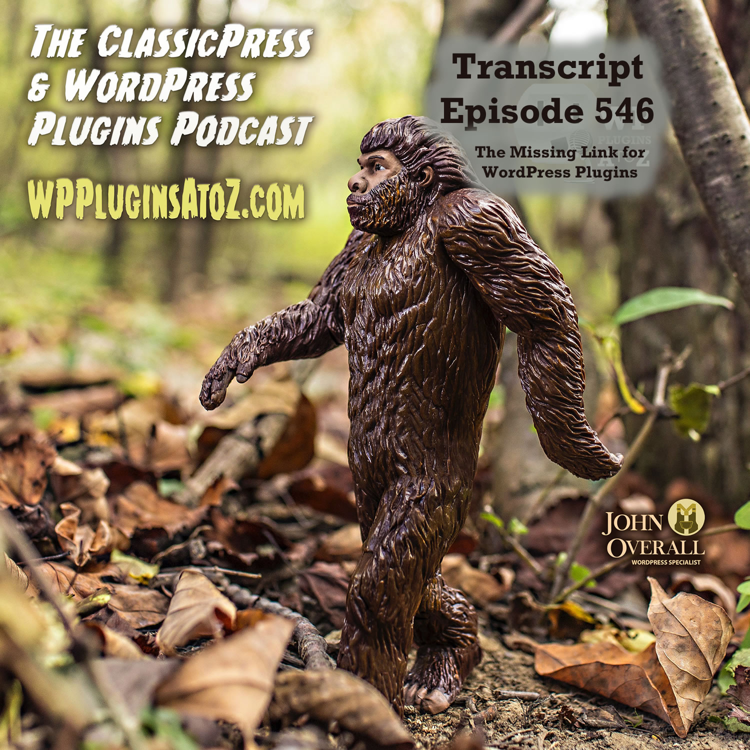 Transcript for Episode 546 and we have plugins for Removing Shortcodes, Custom Cursor, Easy Walls, Alternate Maps, Geo Maps, Library of Bugs, ... and ClassicPress Options. It's all coming up on WordPress Plugins A-Z!