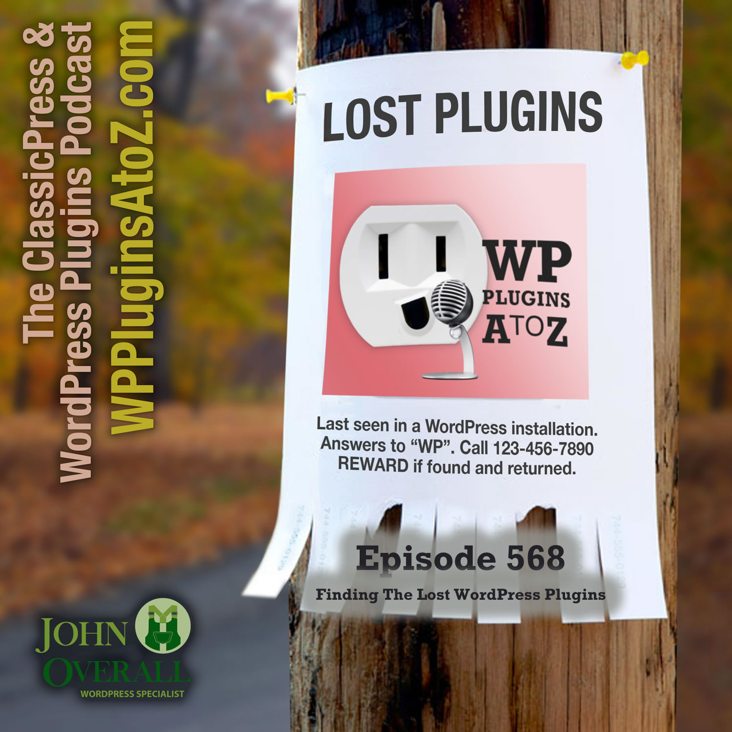 It's Episode 568 and we have plugins for Freezing Content, Jellyfish Counter, Last Login, Scanning FMS, Cloning yourself, Searching Replacement... and ClassicPress Options. It's all coming up on WordPress Plugins A-Z!
