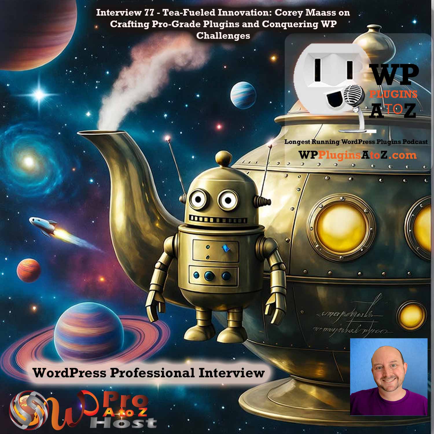 Interview 77 – Tea-Fueled Innovation: Corey Maass on Crafting Pro-Grade Plugins and Conquering WP Challenges