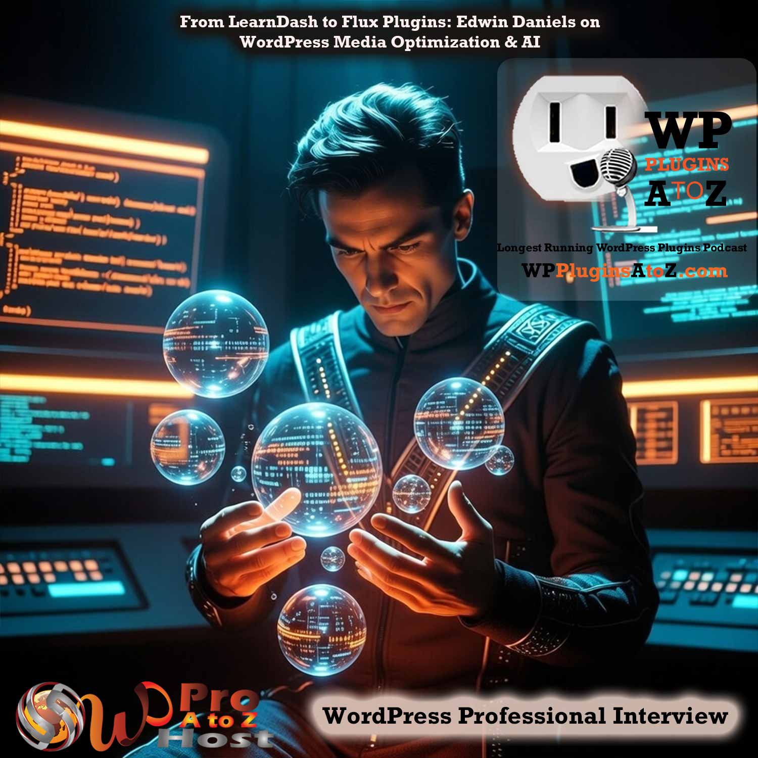 Interview 79 – From LearnDash to Flux Plugins: Edwin Daniels on WordPress Media Optimization & AI