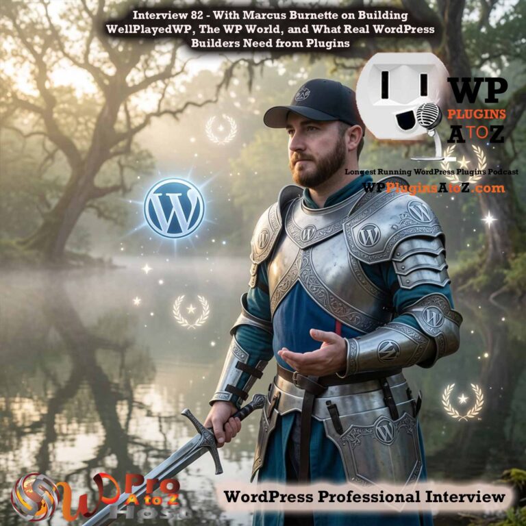 Interview 82 – With Marcus Burnette on Building WellPlayedWP, The WP World, and What Real WordPress Builders Need from Plugins